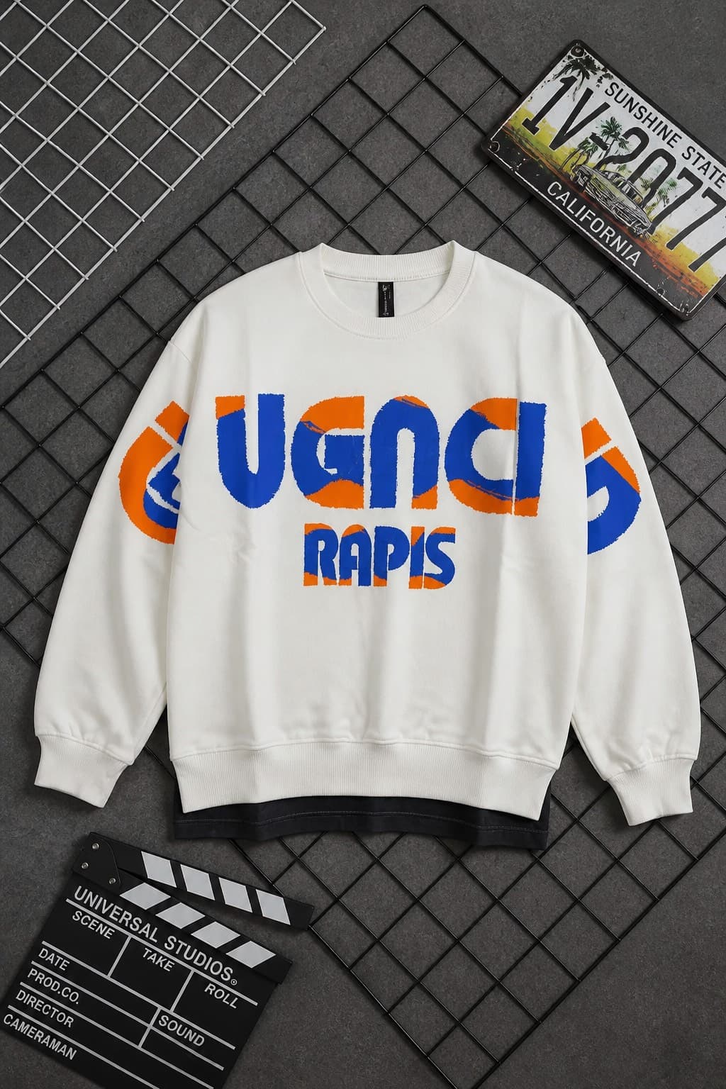 pull-over blanc