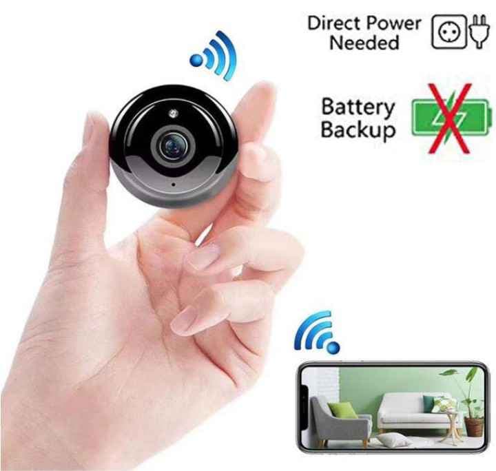 Mini Caméra WiFi VR Grand Angle 1080P - Vision Nocturne