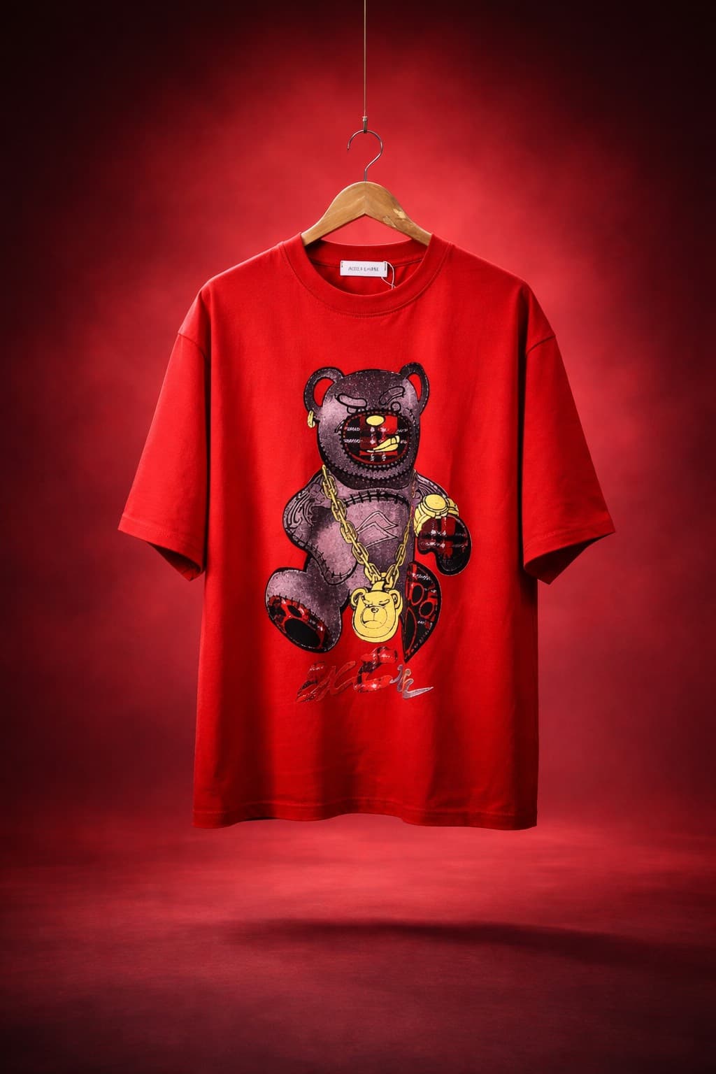 T-shirt rouge streetwear