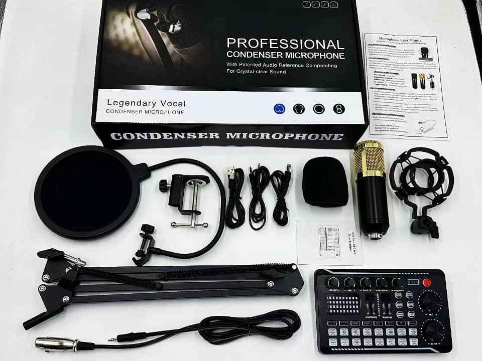 kit PODcast studio carte son F998