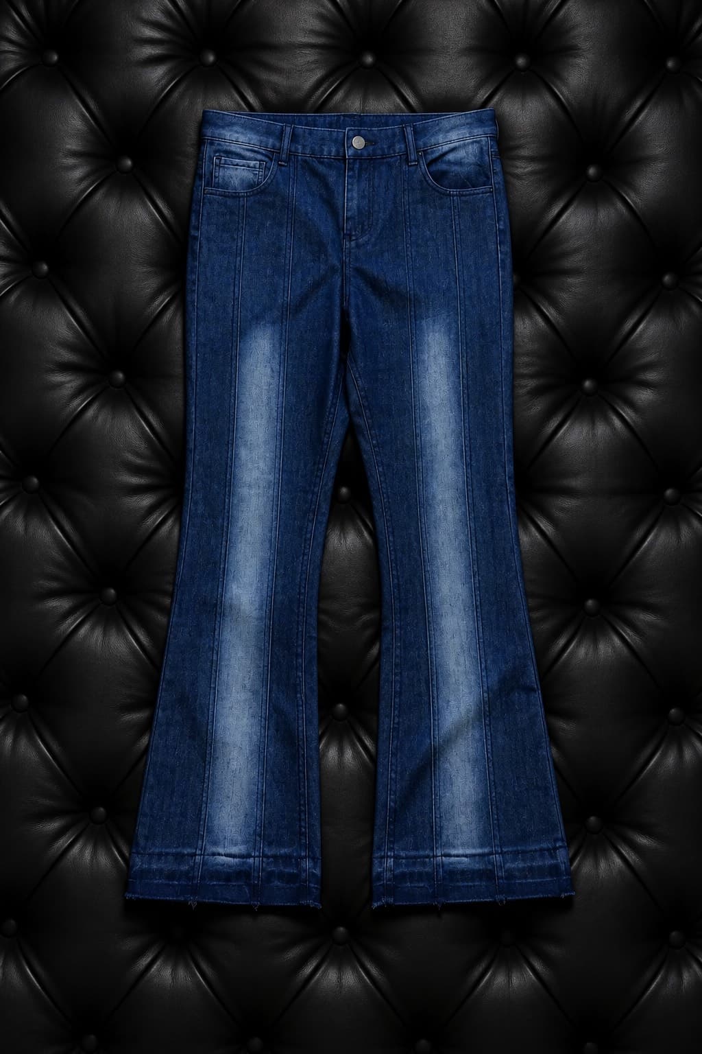pantalon jean bas évasé