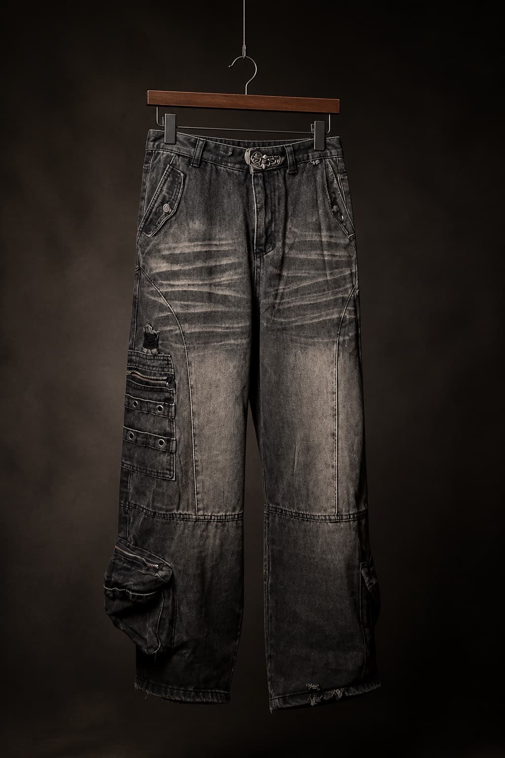 pantalon jean cargo