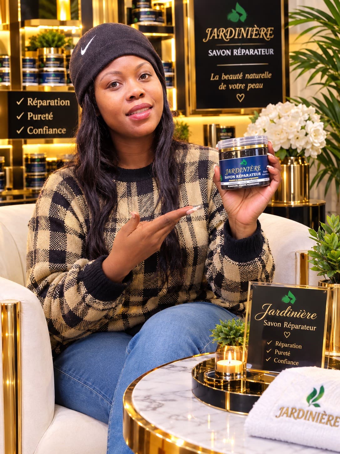 savon noir réparateur