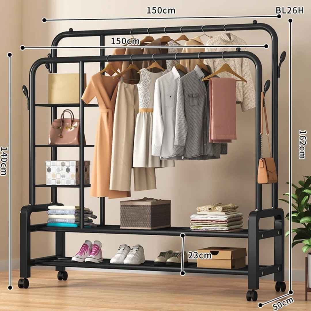 ÉTAGÈRE DE RANGEMENT DES VÊTEMENTS