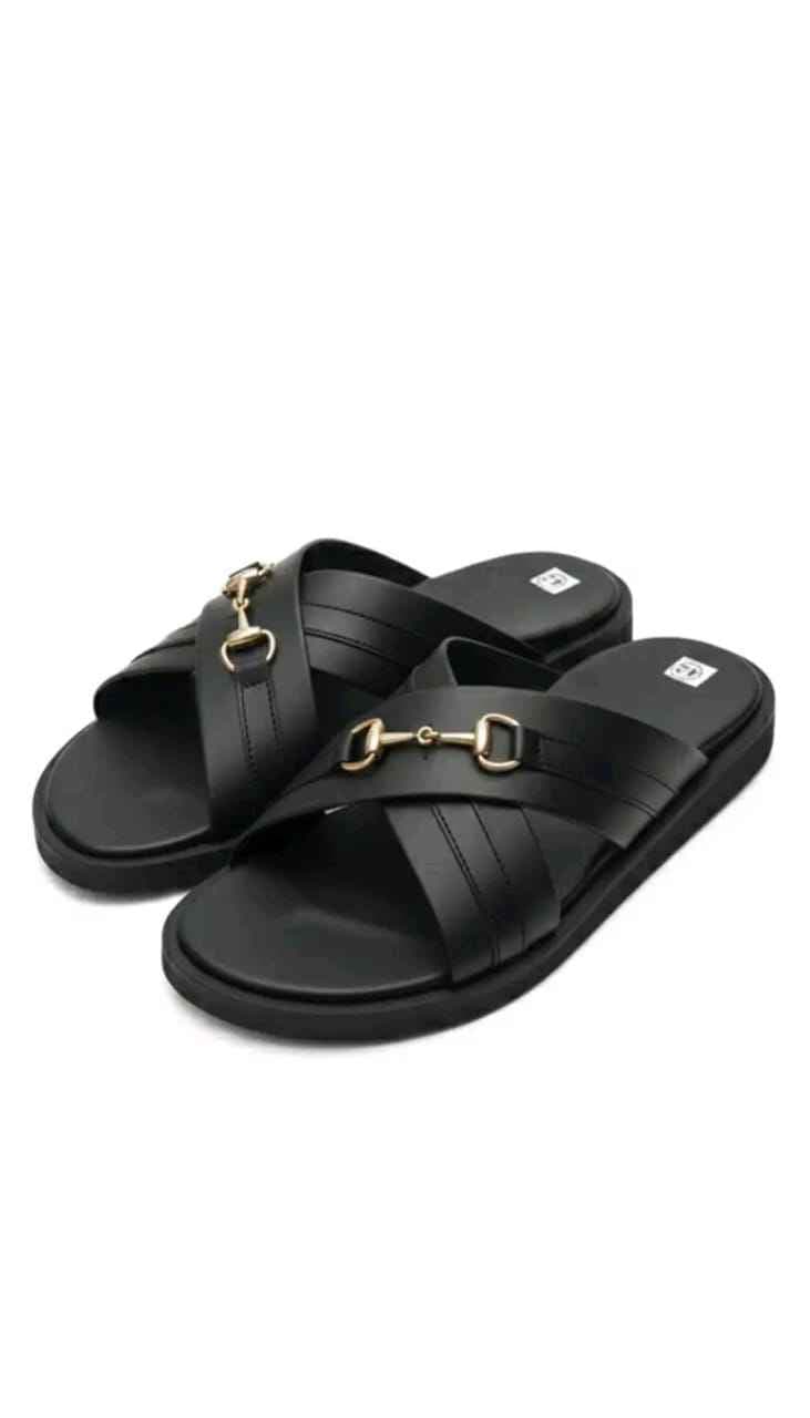 sandale en cuir