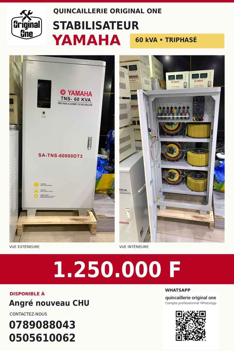 stabilisateur Yamaha 60kva