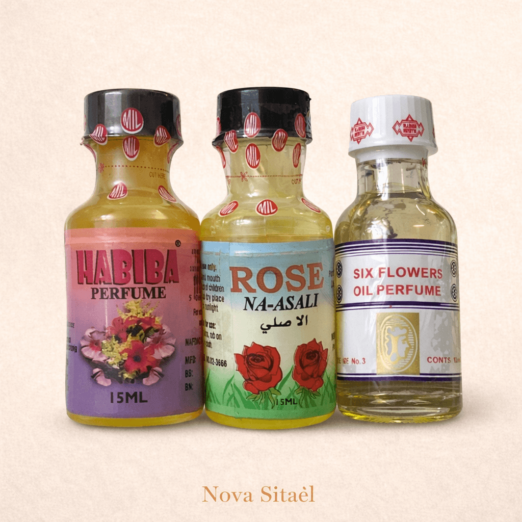 🌸 Huiles parfumées spirituelles florales – 15 ml