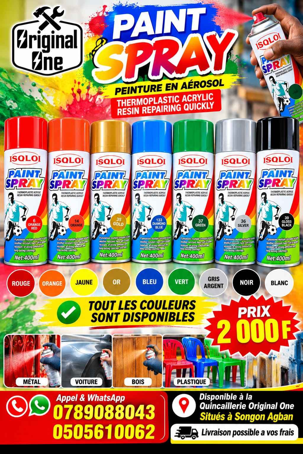 peinture spray