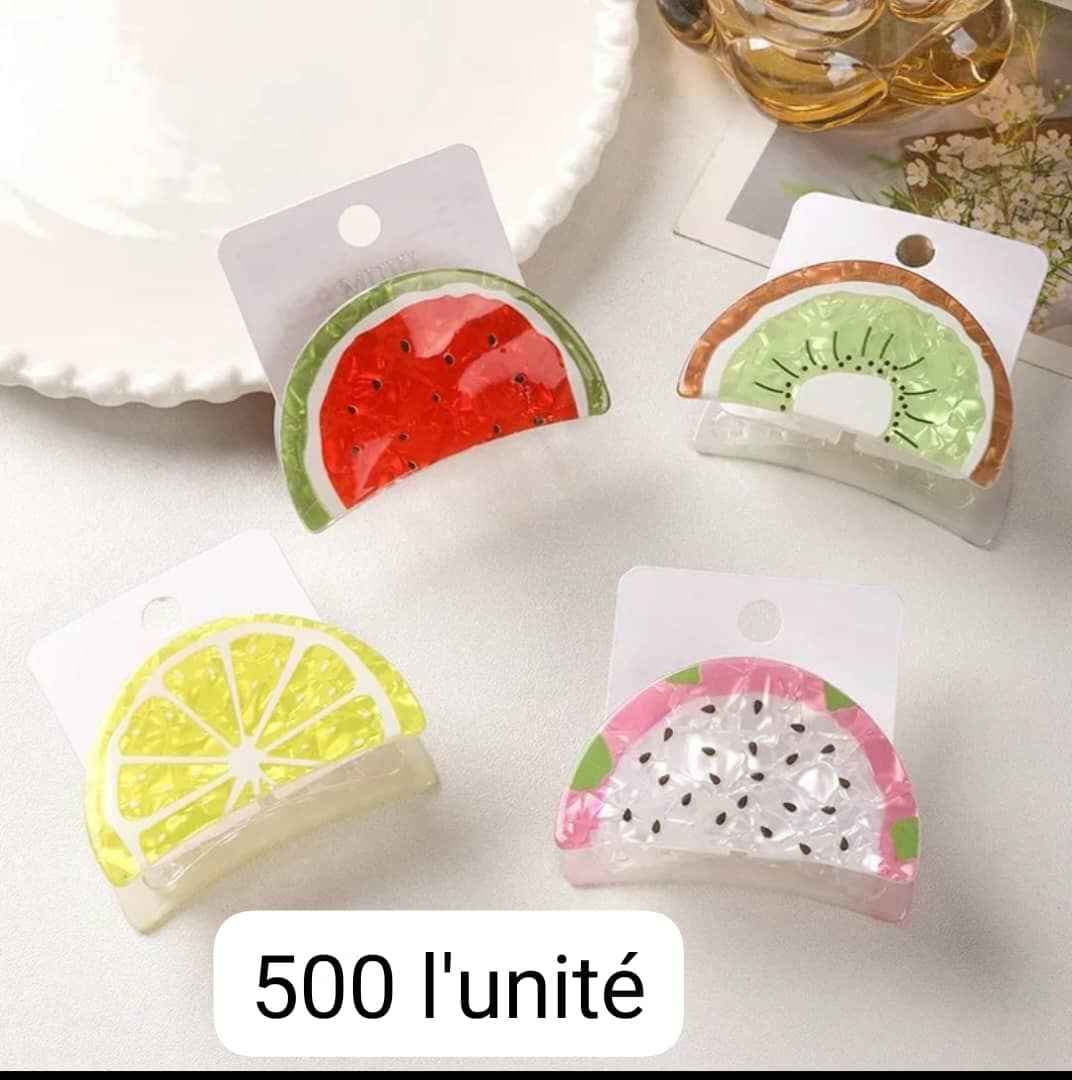 Pinces à cheveux fruitées