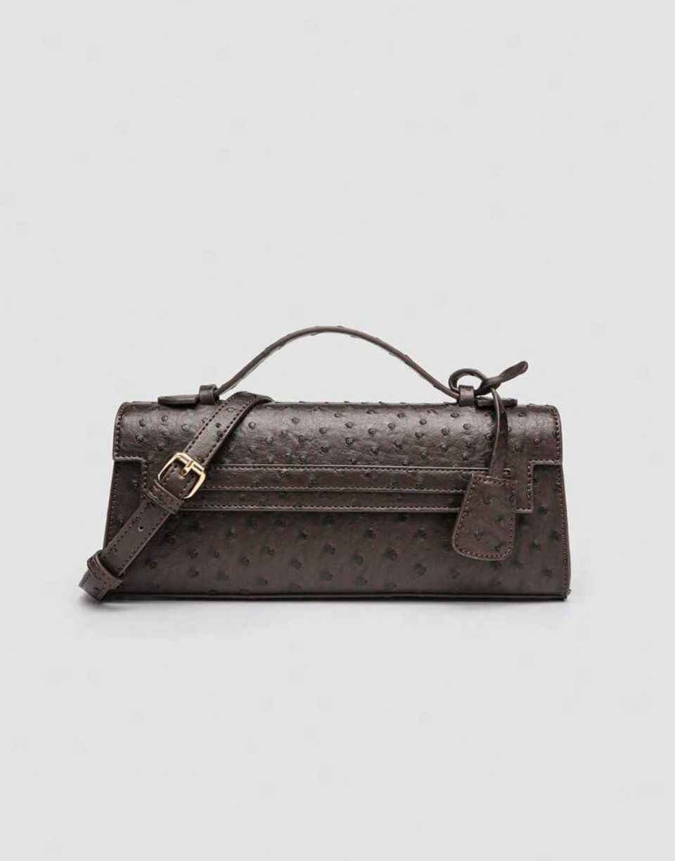 OSTRICH CLUSH BAG 