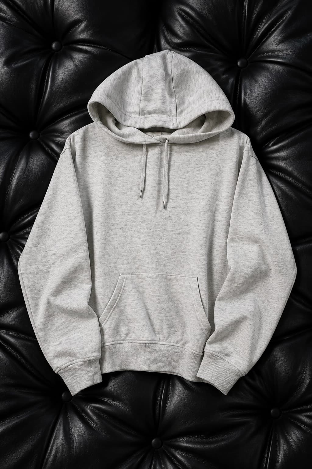 pull-over streetwear gris basique