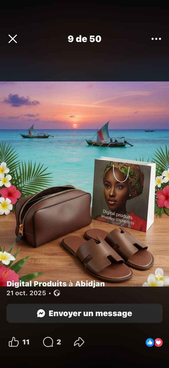 sandale en cuir