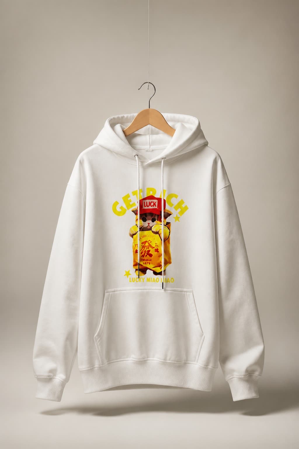 pull-over blanc streetwear