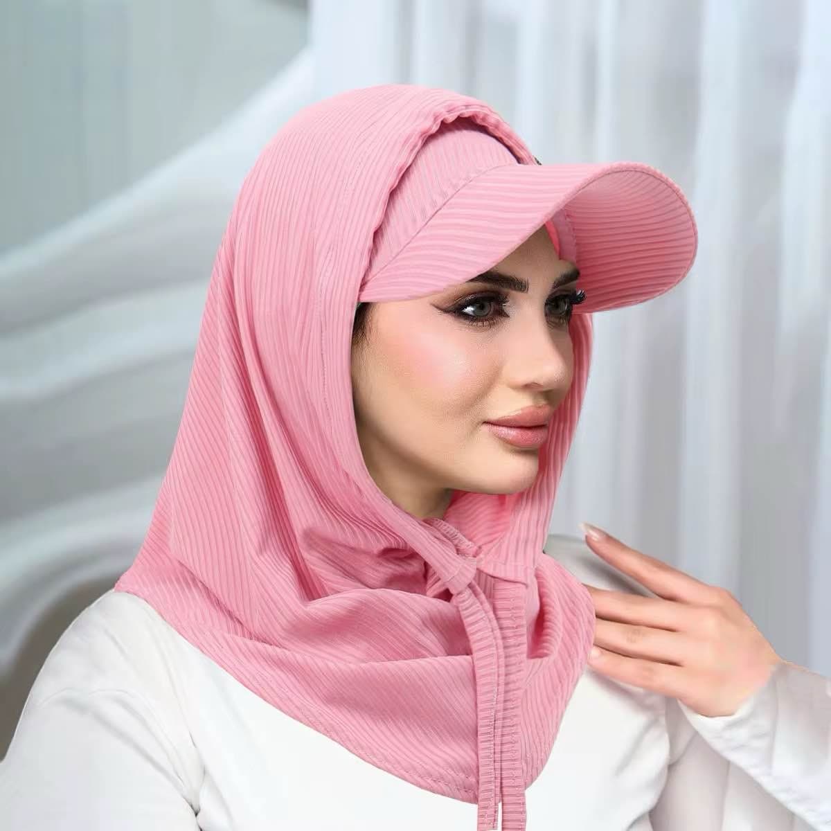 TURBAN COULEUR ROSE