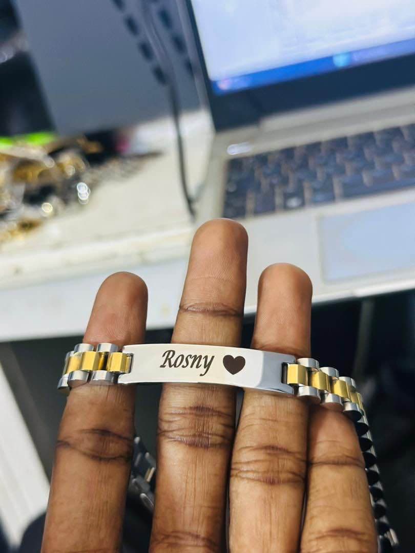 bracelet personnalisé inoxydable