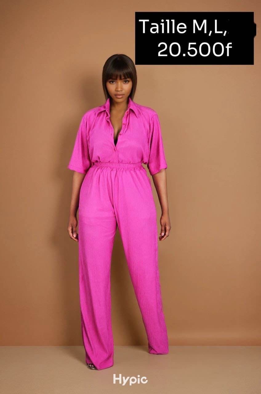 Bimbia pants set fushia