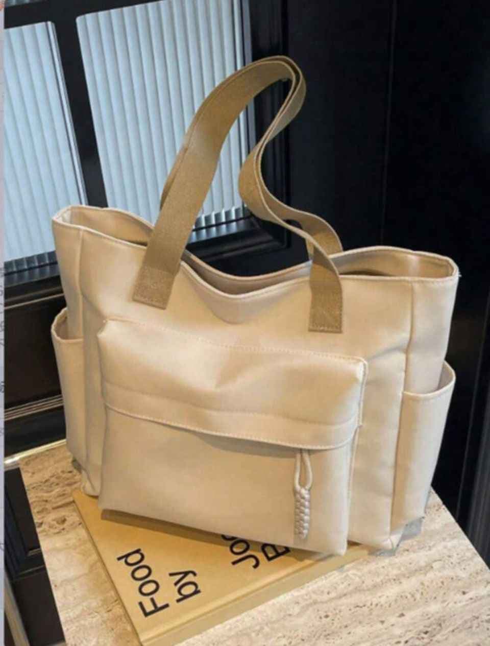 sac cabas beige 
