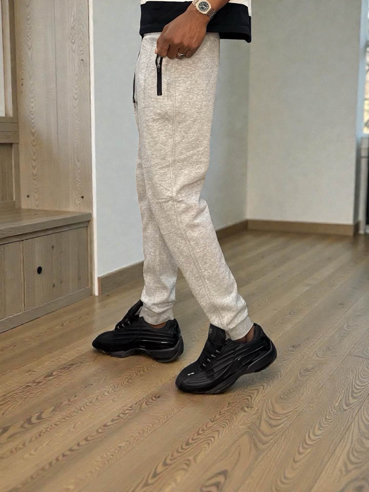 pantalon jogging gris