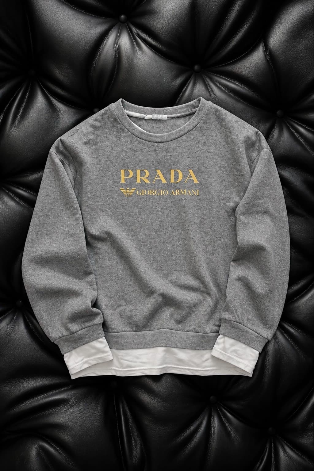 pull-over gris