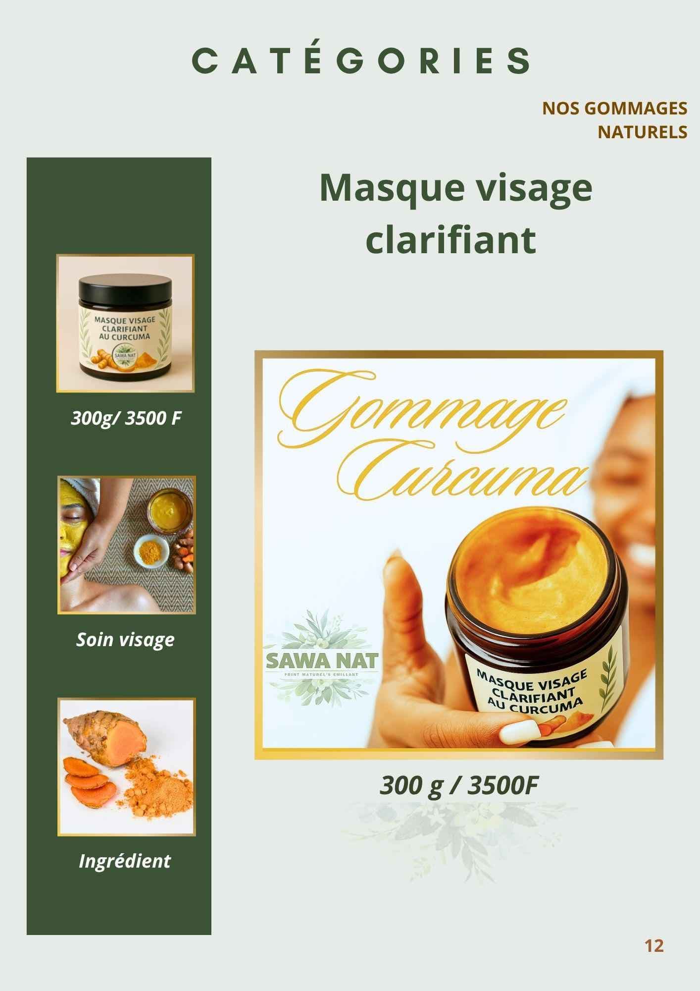 masque visage clarifiant 