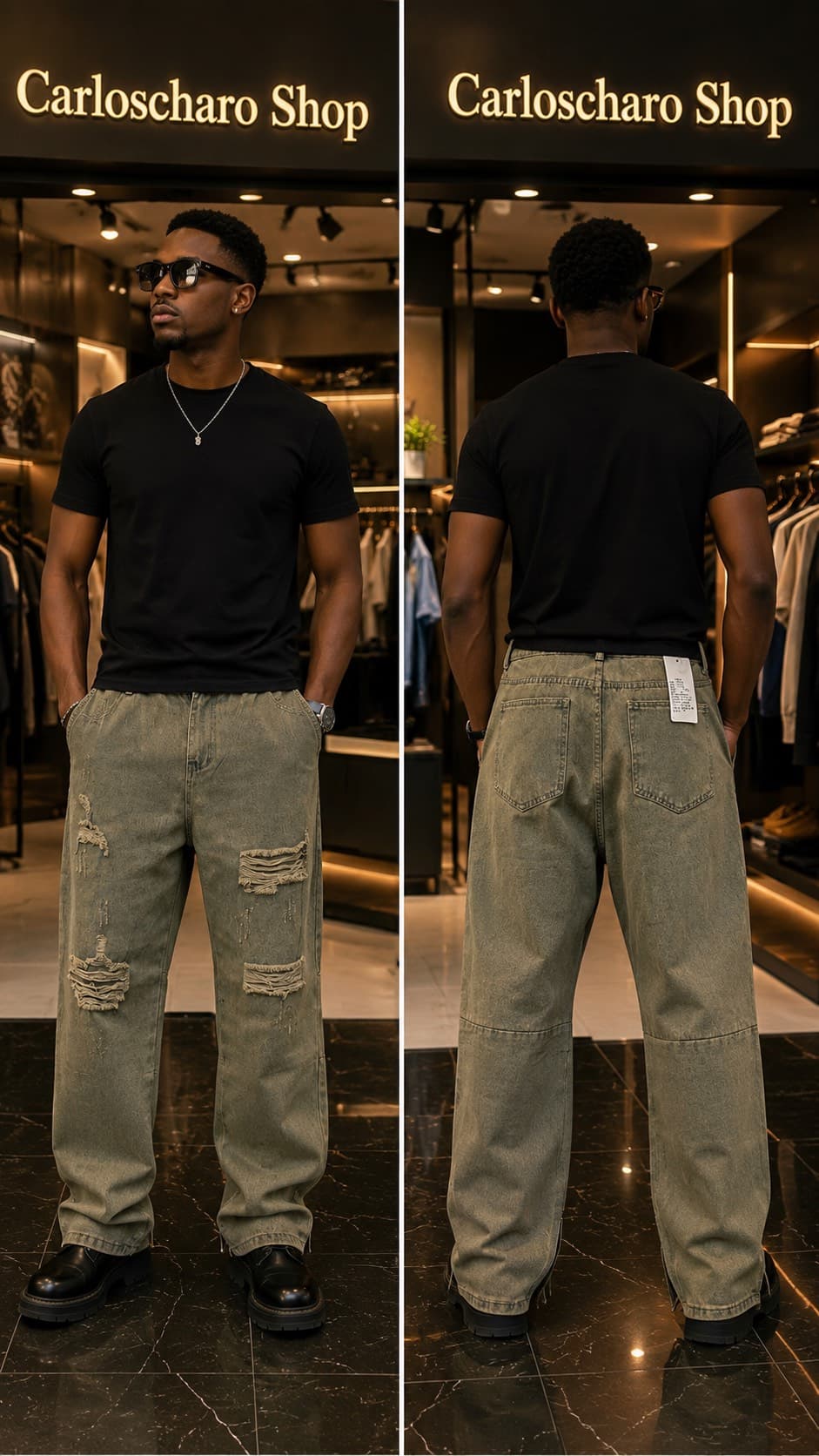 pantalon jean baggy