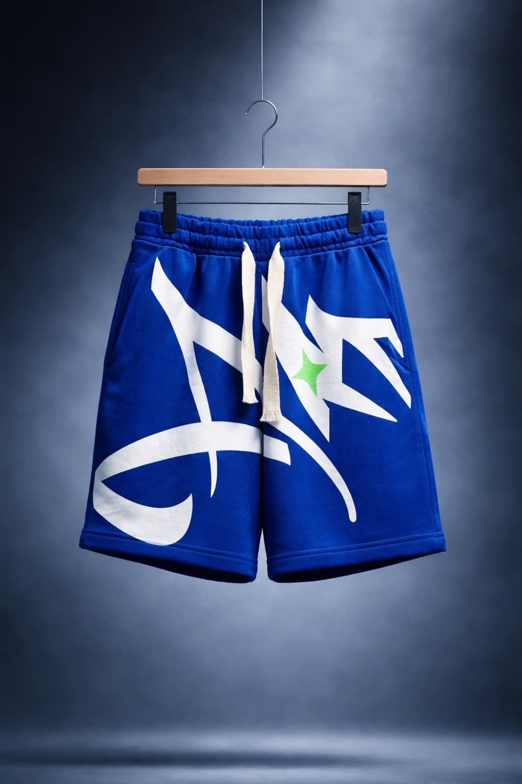 short bleu stylé