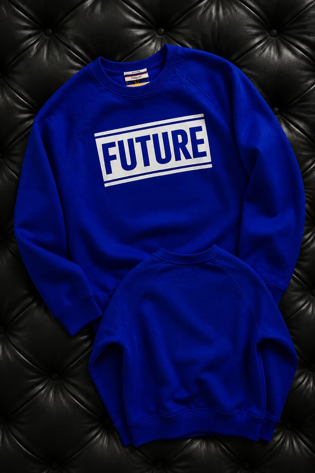 pull-over bleu