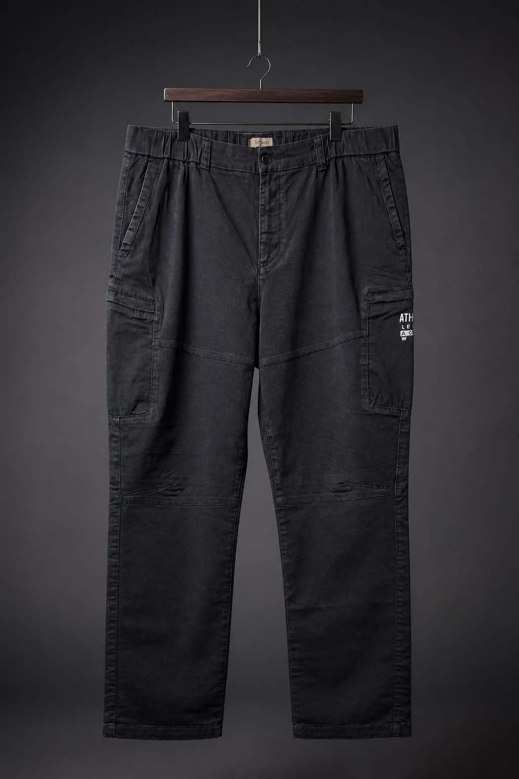 pantalon cargo noir