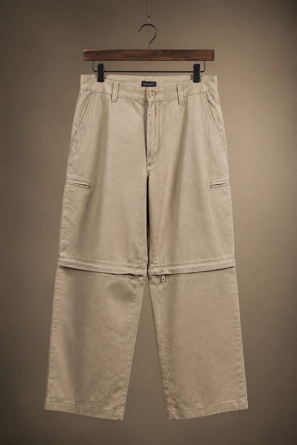 pantalon cargo kaki