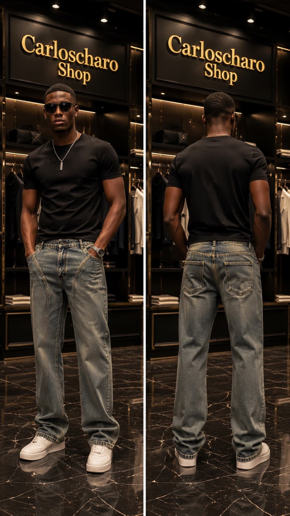 pantalon jean baggy
