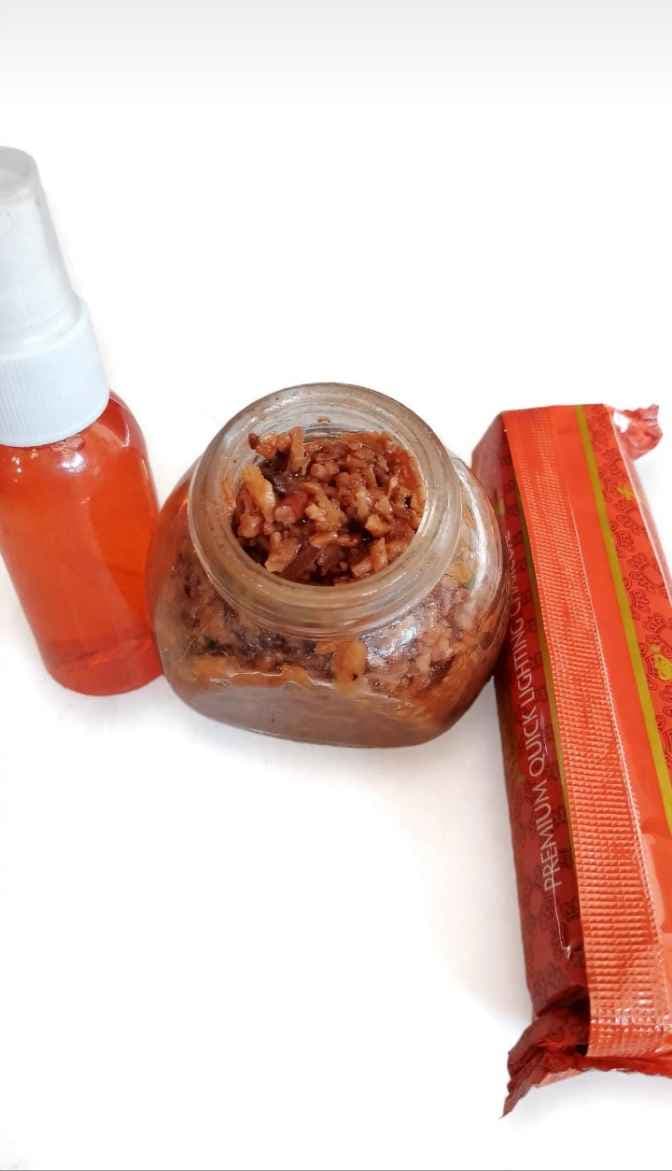 kit encens djakalani(100g)+parfum assorti 60ml+ charbon