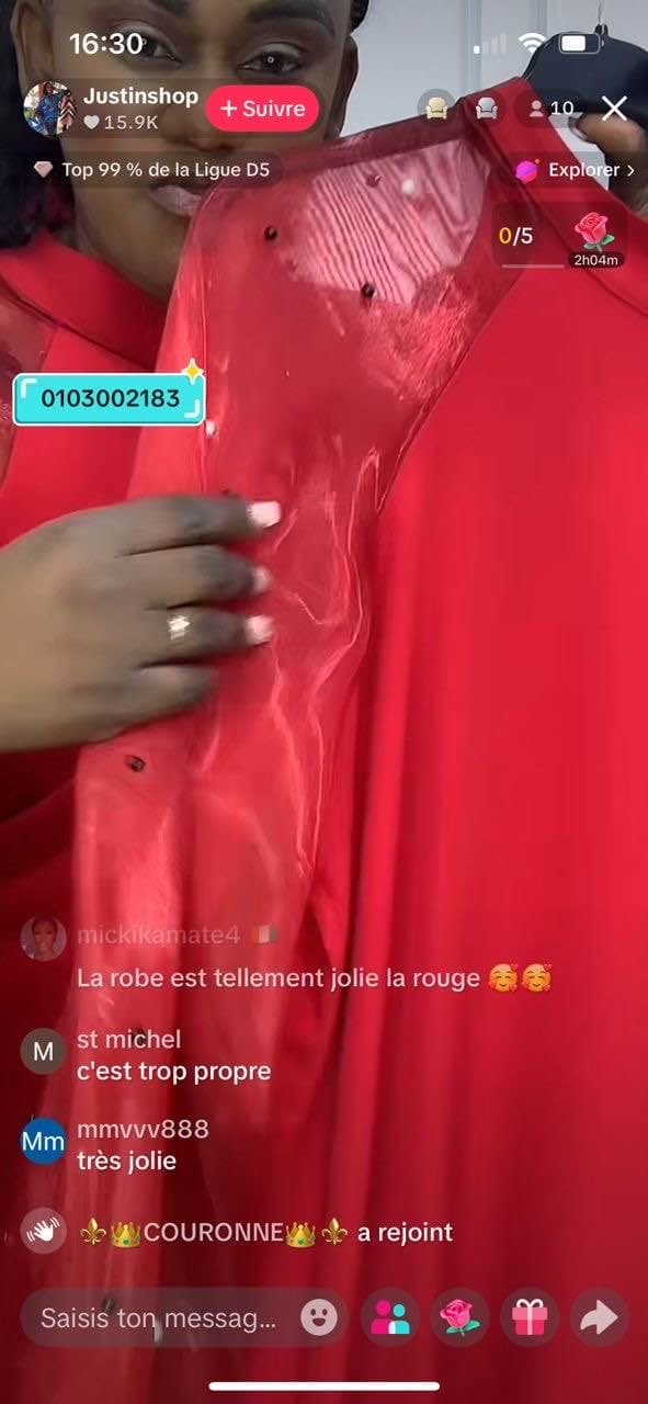 robe rouge 