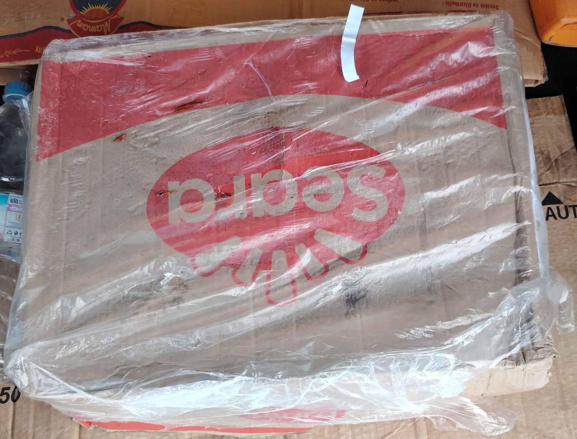 Carton de cuisses de poulet