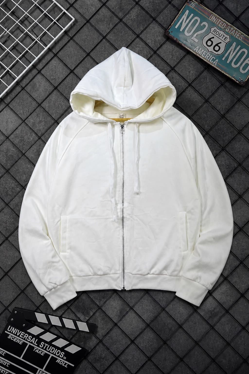 pull-over blanc