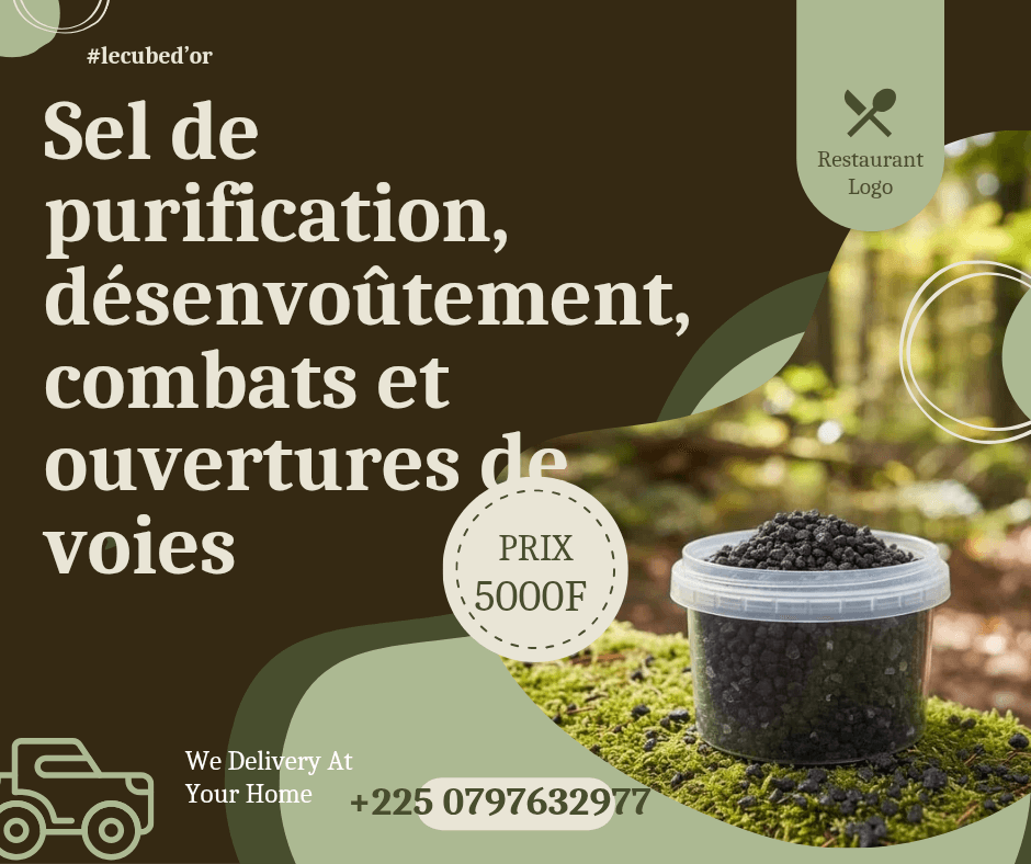 Sel de purification et combt
