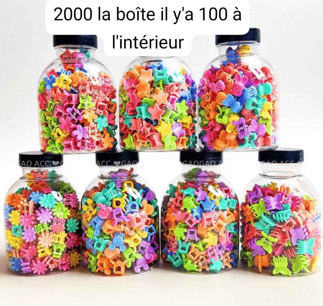 Barrettes Colorées