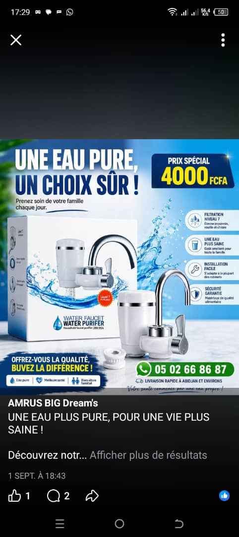 filtre eau