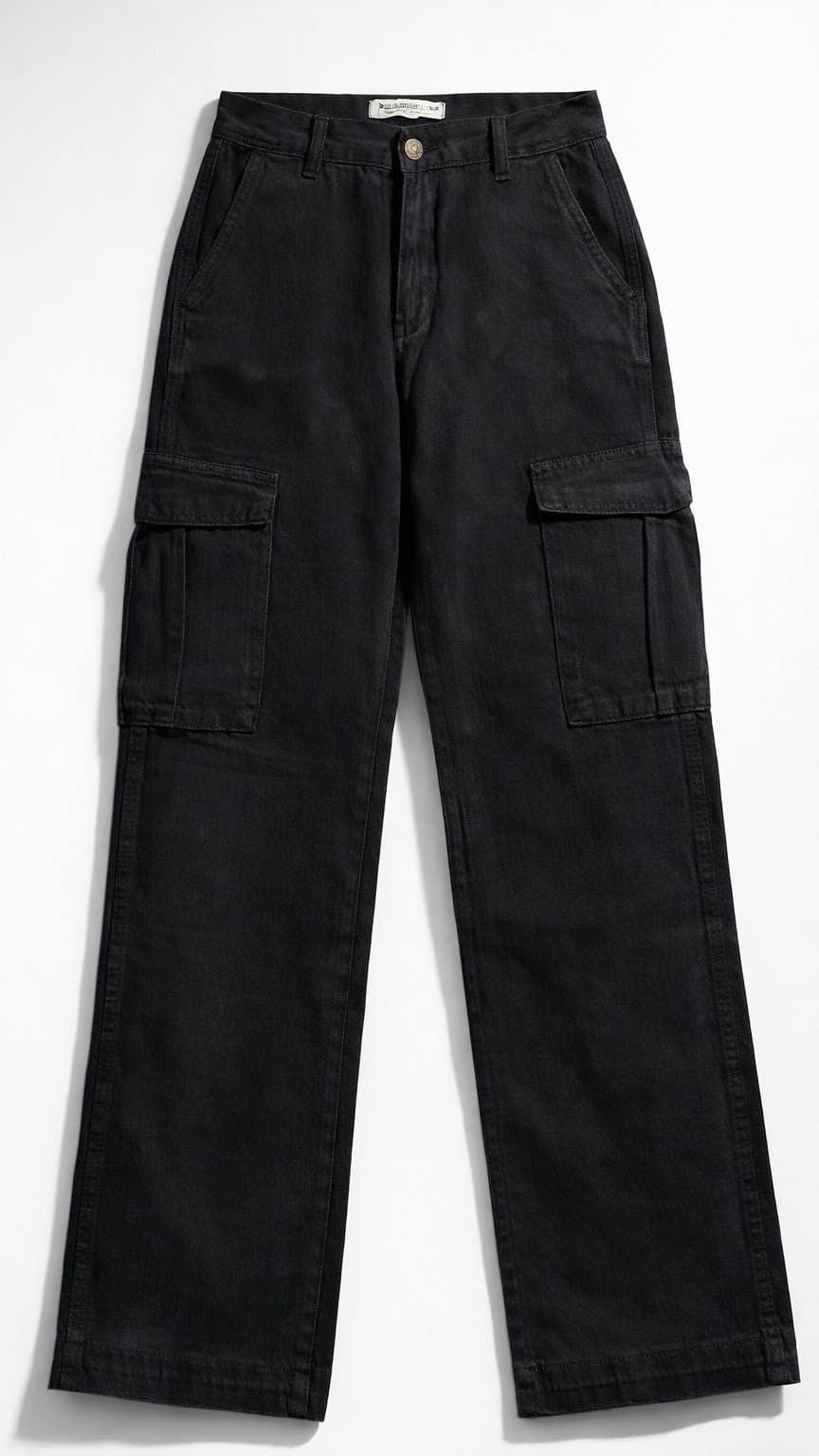 pantalon cargo noir