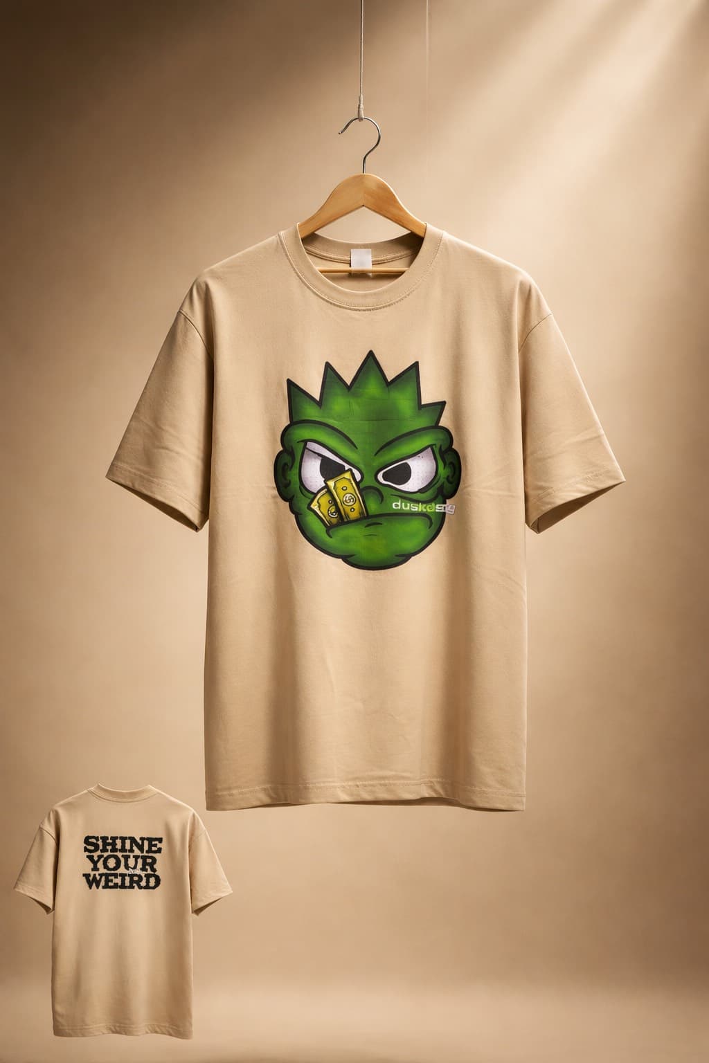 T-shirt marron