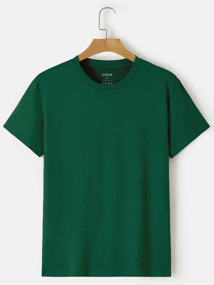 T-SHIRT VERT TREILLIS