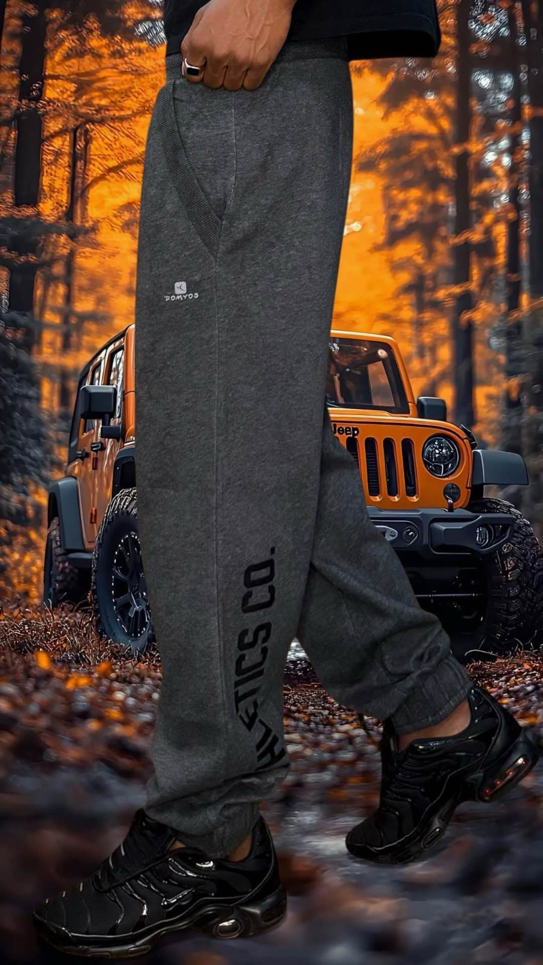 pantalon jogging gris foncé