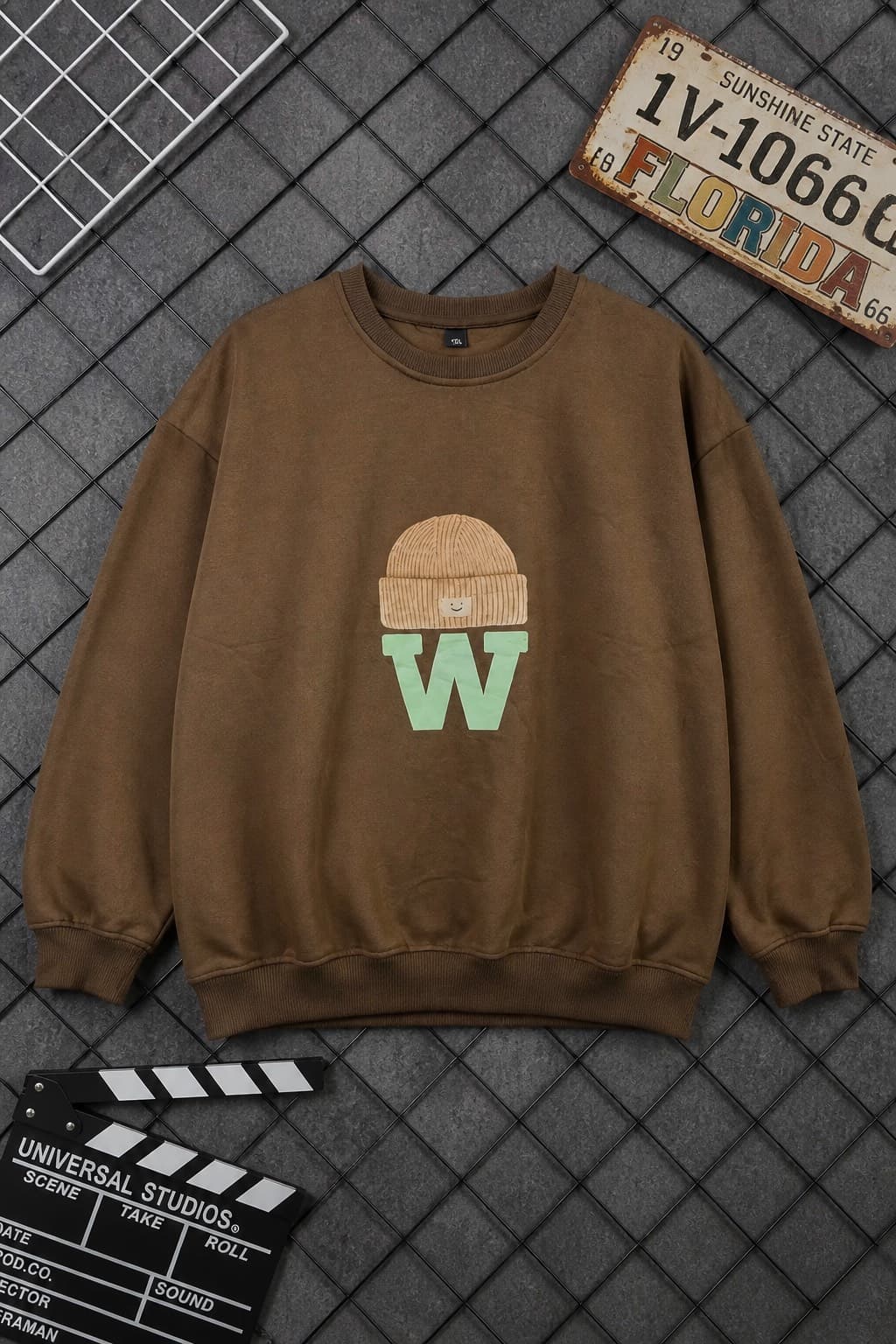 pull-over marrons