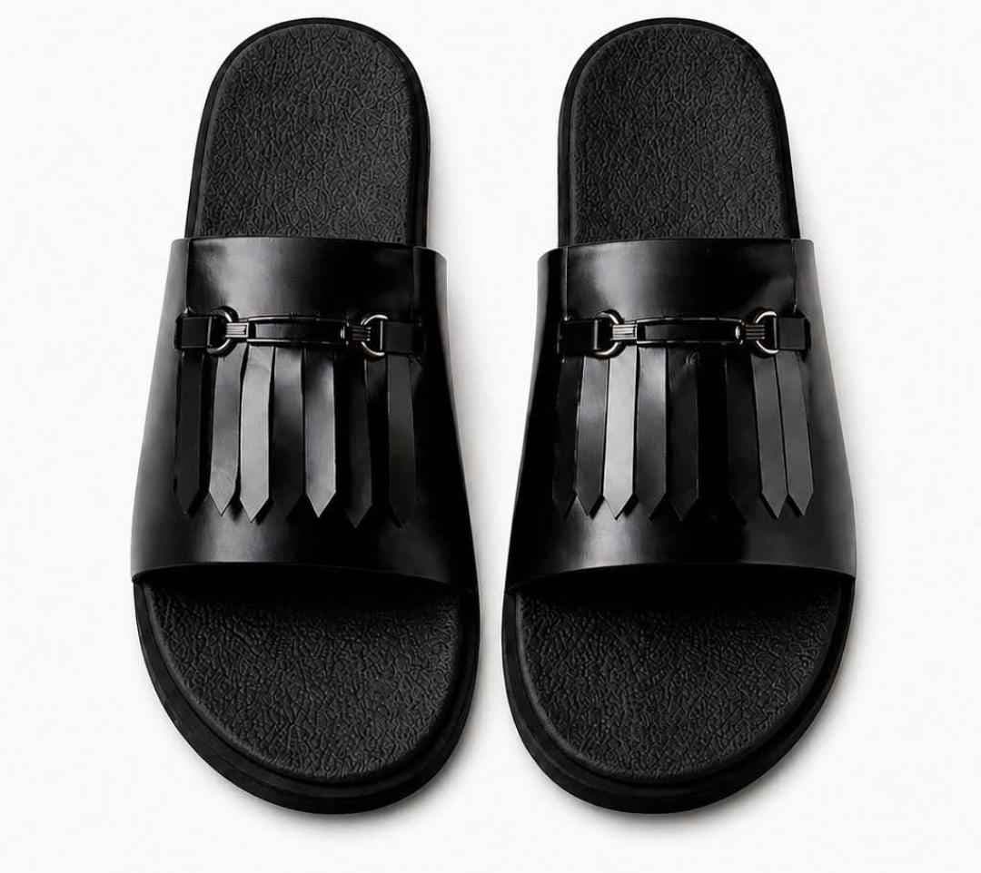 sandale en cuir