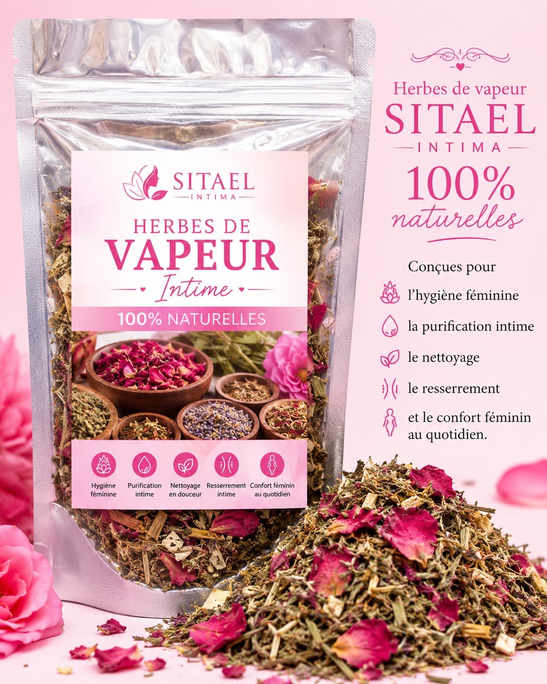🌸 HERBES DE VAPEUR SITAEL INTIMA 🌸