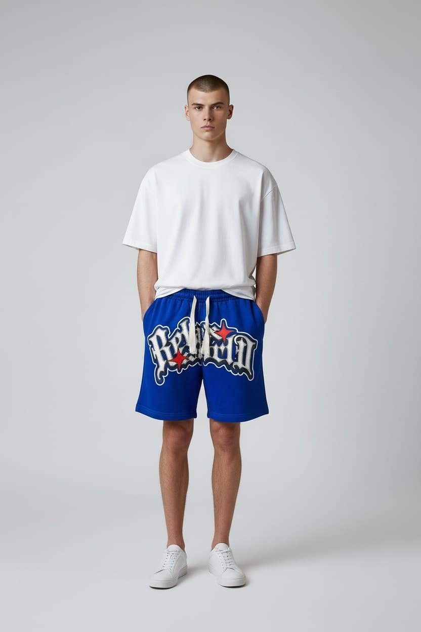 short bleu