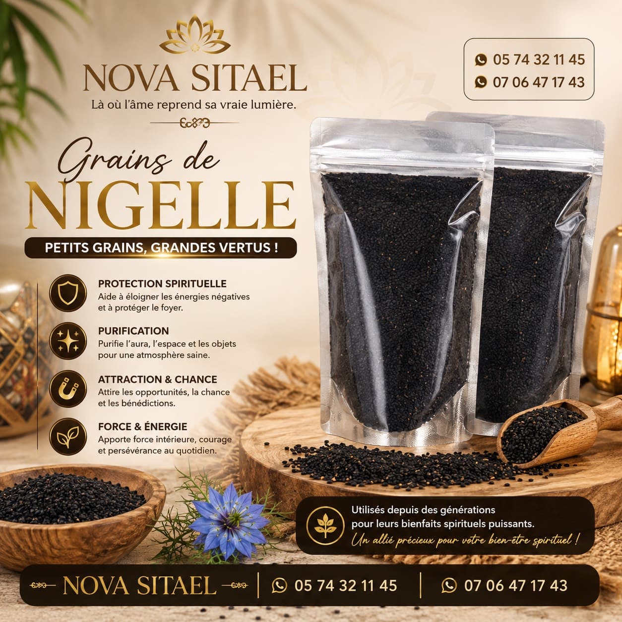 Nigelle en Grains (350g