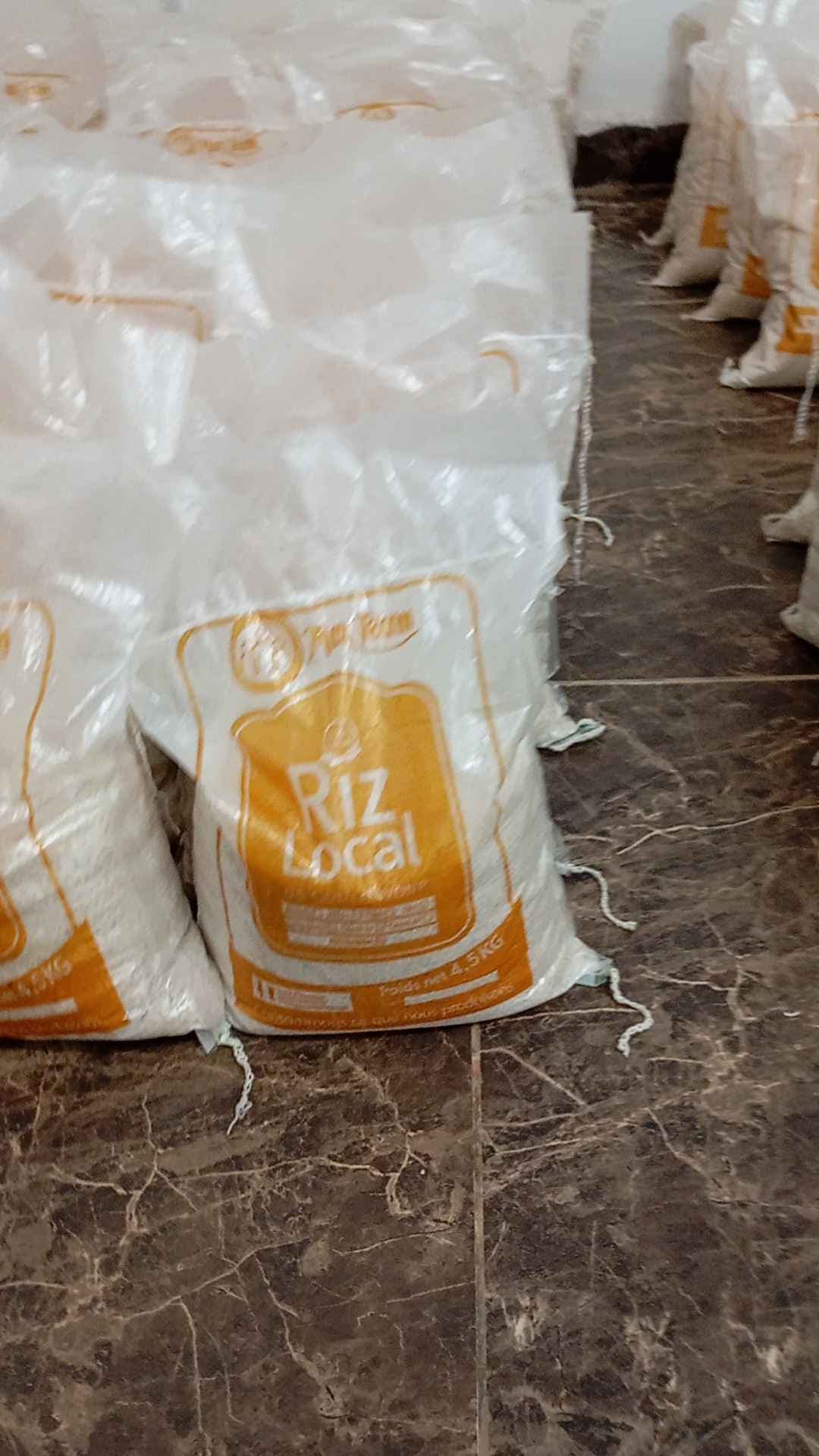 Sac de riz local