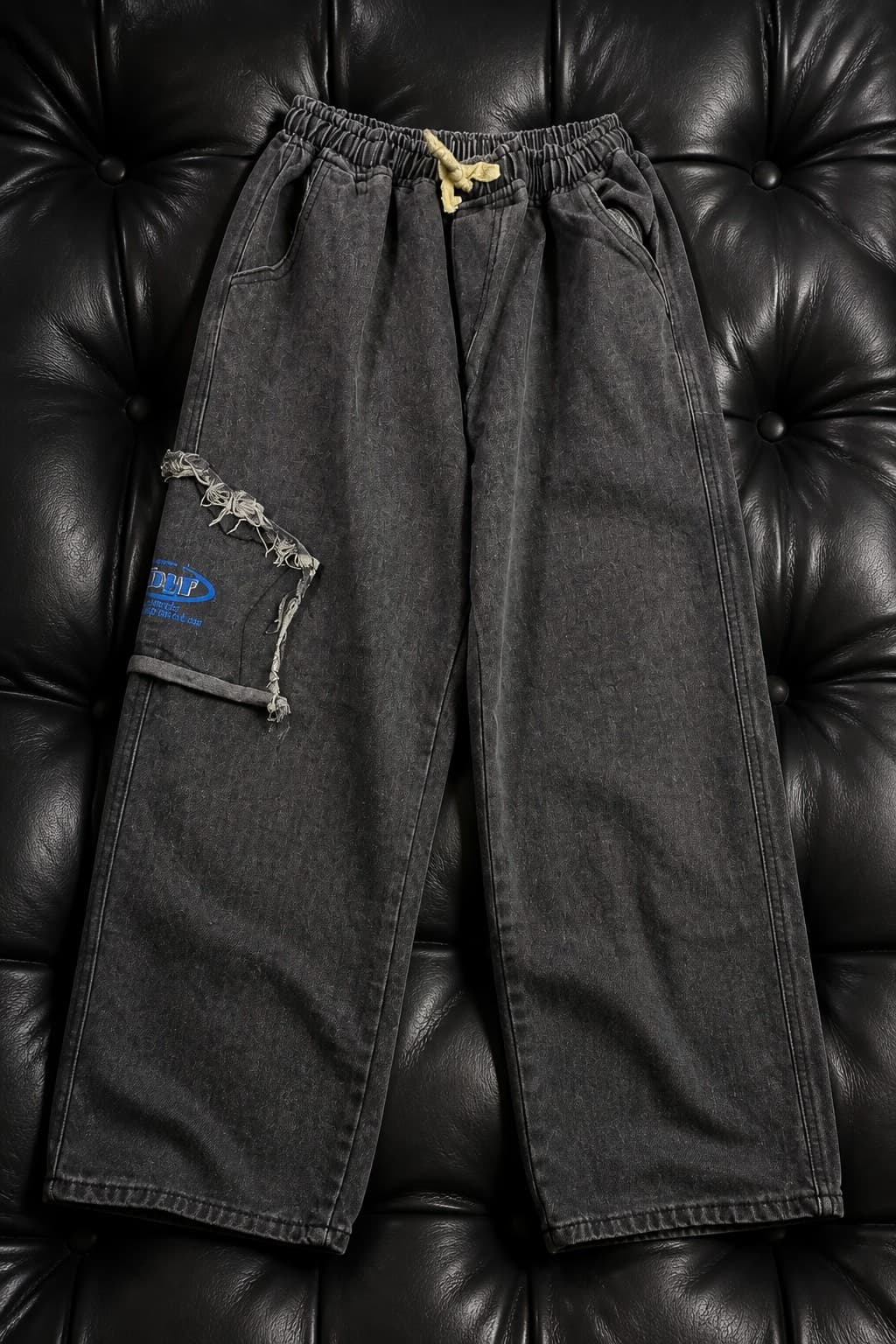 pantalon cargo noir