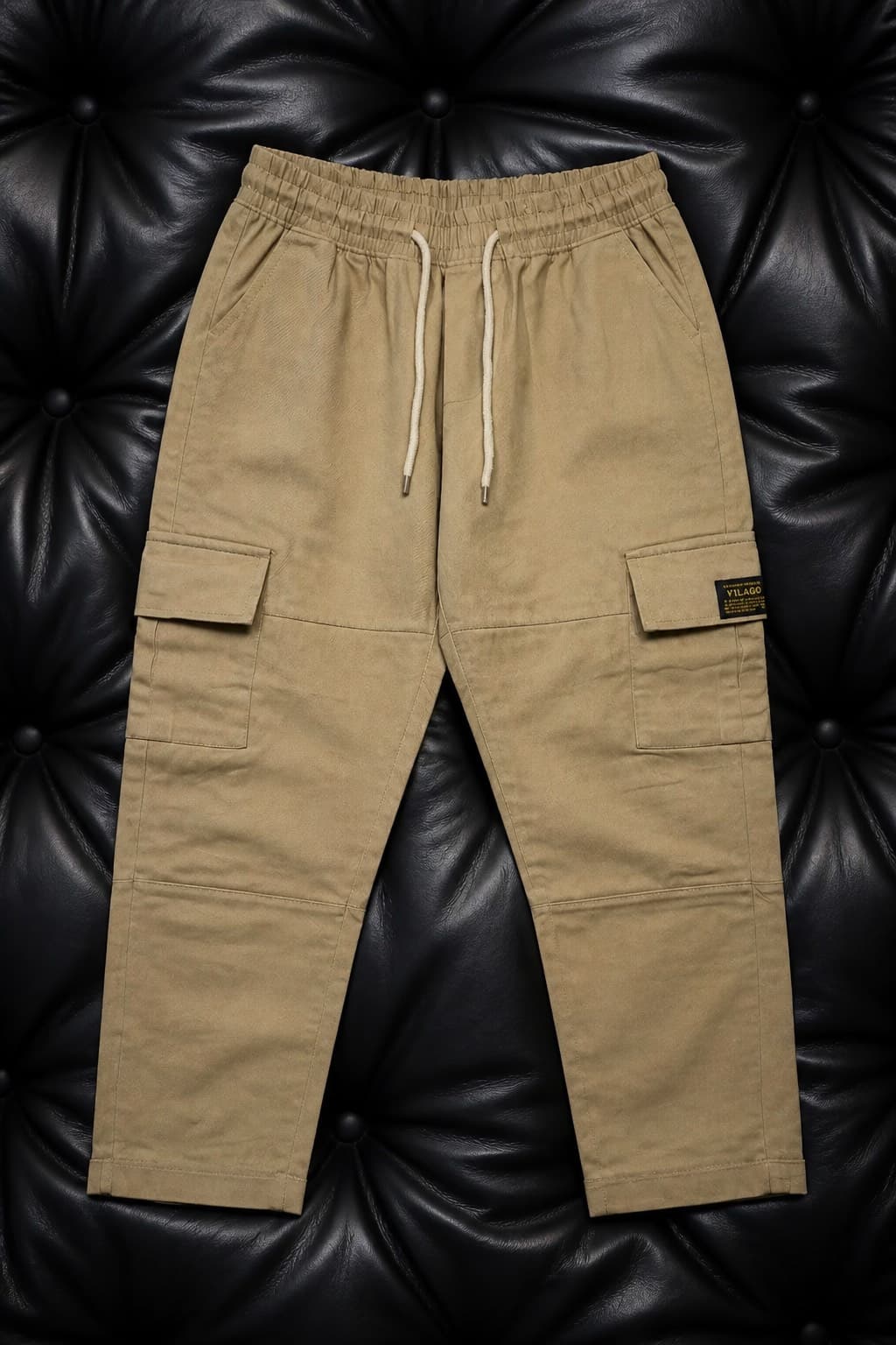 pantalon cargo kaki