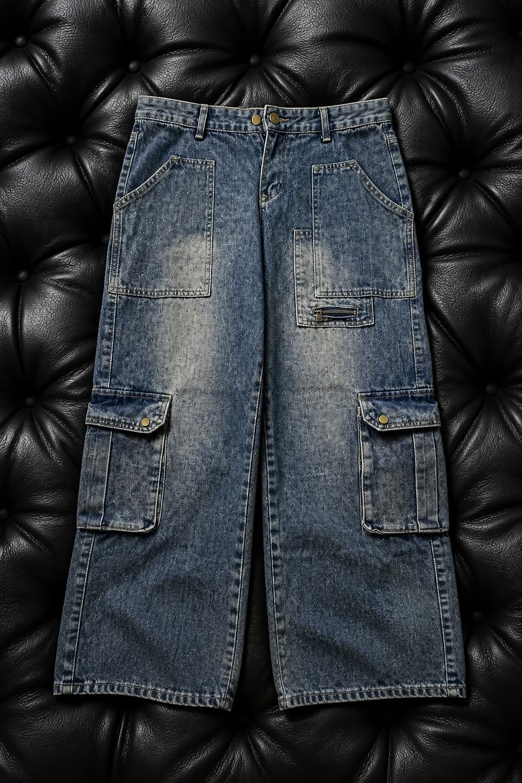 pantalon jean cargo robuste